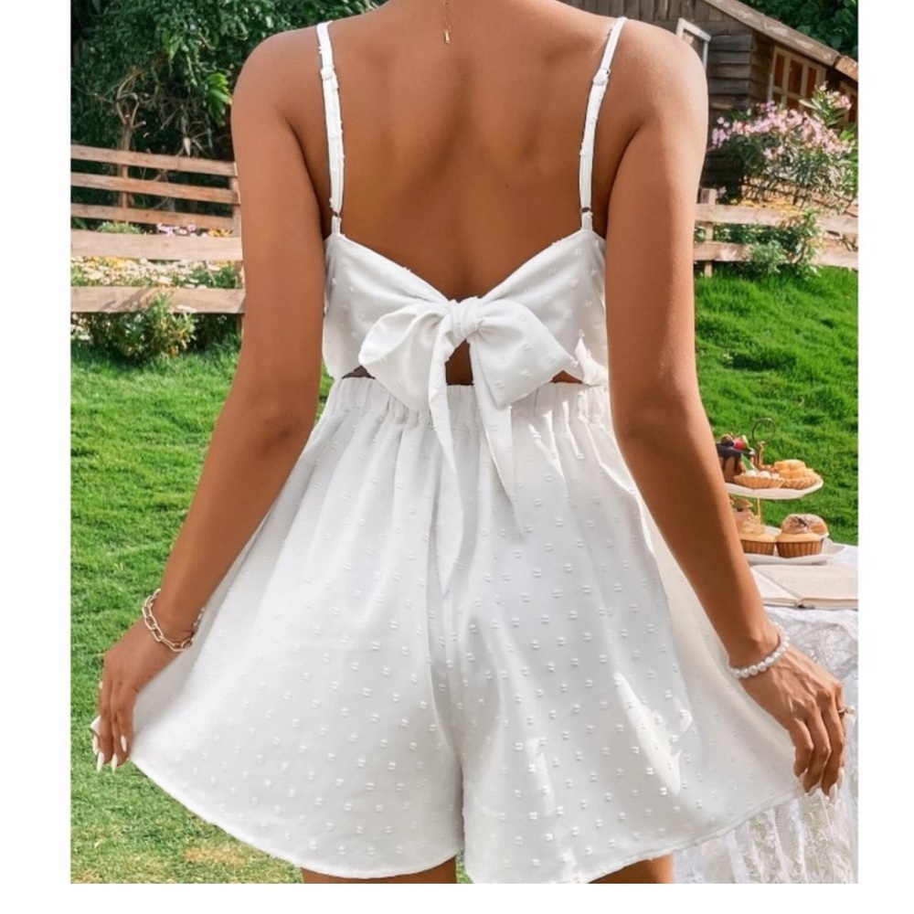 Tie Back Romper